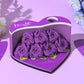 Flower Rose Bouquet 3D Paper Craft 2025 Creative Christmas Valentines Gift Novelty Magical Memo Pad Desk Calendar With Gift Box