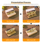War Horse&Ancient Architecture Double Side Hand Tear off 3D Calendar Memo Pad With Light