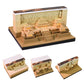 War Horse&Ancient Architecture Double Side Hand Tear off 3D Calendar Memo Pad With Light