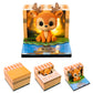 Woodland Fawn Model Hand Tear off 3D Calendar Memo Pad With Light
