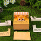 Woodland Fawn Model Hand Tear off 3D Calendar Memo Pad With Light