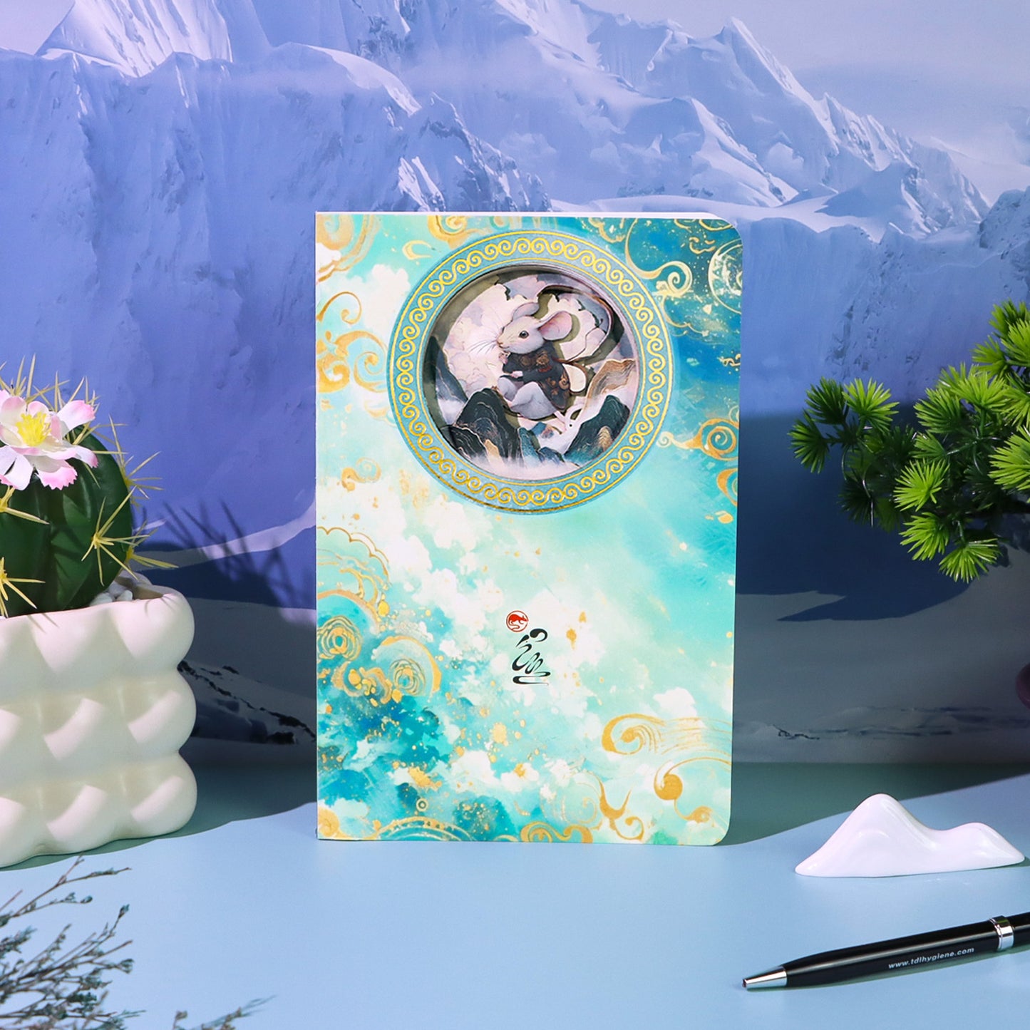 12 Zodiac Star Sign Animal Hollowed Out 3D Notebook