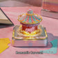 Lighted Carousel 3D Model Hand Torn Memo Pad With Daily Calendar 2026
