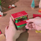 Christmas Tree and Santa House 3D Model Hand Torn Memo Pad With Weekly Calendar 2026