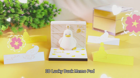 Lucky Duck 3D Memo Pad