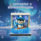 Cartoon Penguin Model Hand Tear off 3D Calendar Memo Pad With Light