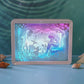 Music Undersea Style Paper Craving Lamp（white frame）