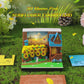 Sunflower Courtyard Miniature Model Hand Tear off 3D Calendar Memo Pad With Light