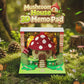 Mushroom House Model Hand Tear off 2027 Calendar 3D Memo Pad
