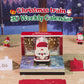 Cartoon Christmas Train 3d Model Hand Tear off 2027 Calendar Memo Pad
