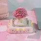 Cherry Blossom Tree Model Hand Tear-off 3D Calendar Memo Pad With Light