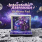 Cartoon Interstellar Astronaut Model Hand Tear-off 3D Calendar Memo Pad With Light