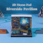 Riverside  Pavilion 3d Model Hand Tear off Memo Pad