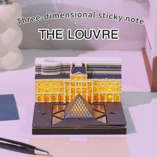 Louvre Museum 3D Memo Pad