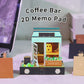 Coffe Bar 3D Memo Pad