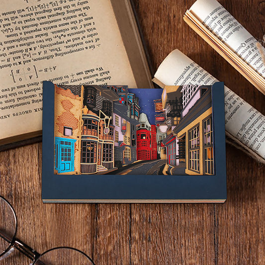 Harry Potter Corner Alley Model Hand Tear off 3D Memo Pad
