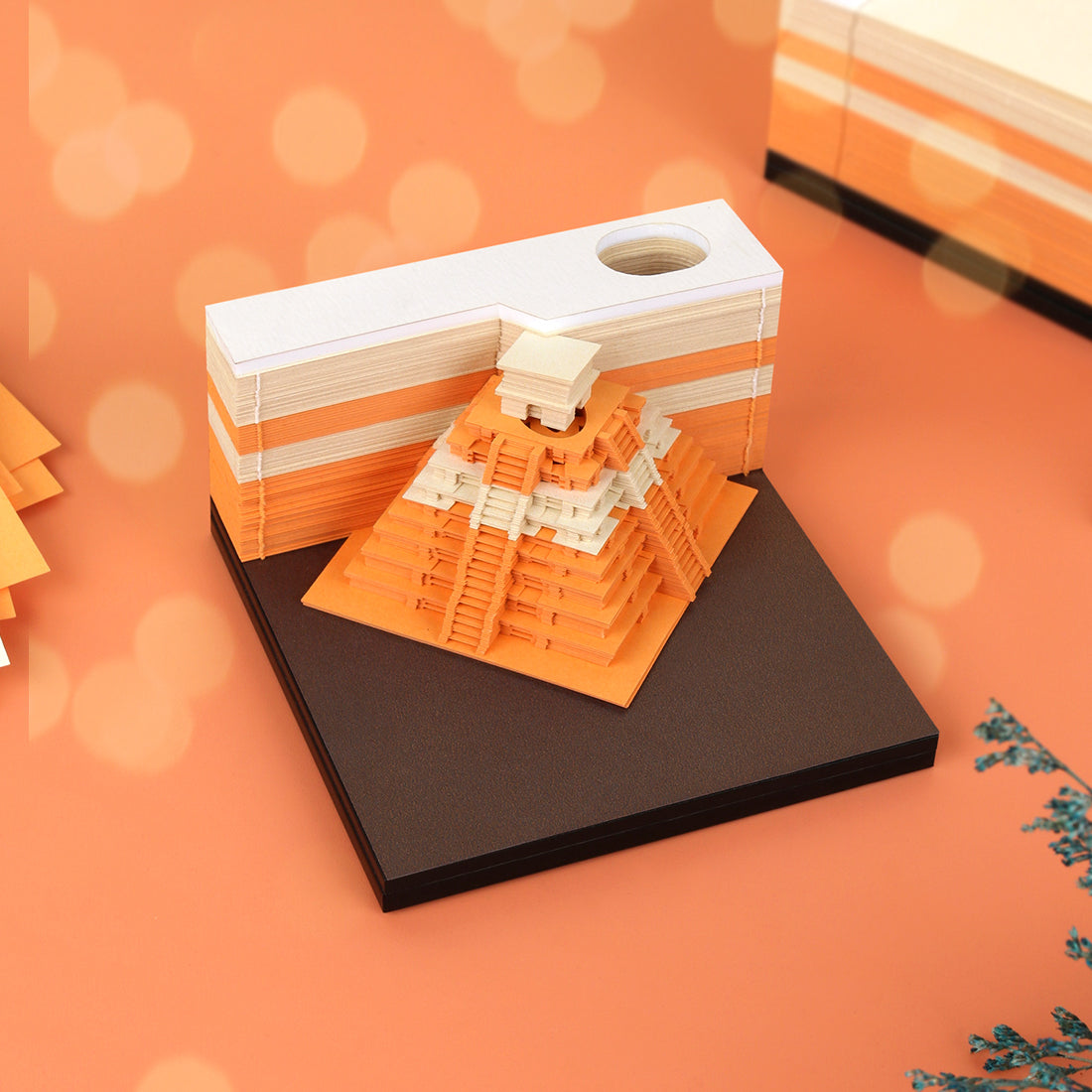 Pyramid Model Hand Tear off 3D Memo Pad
