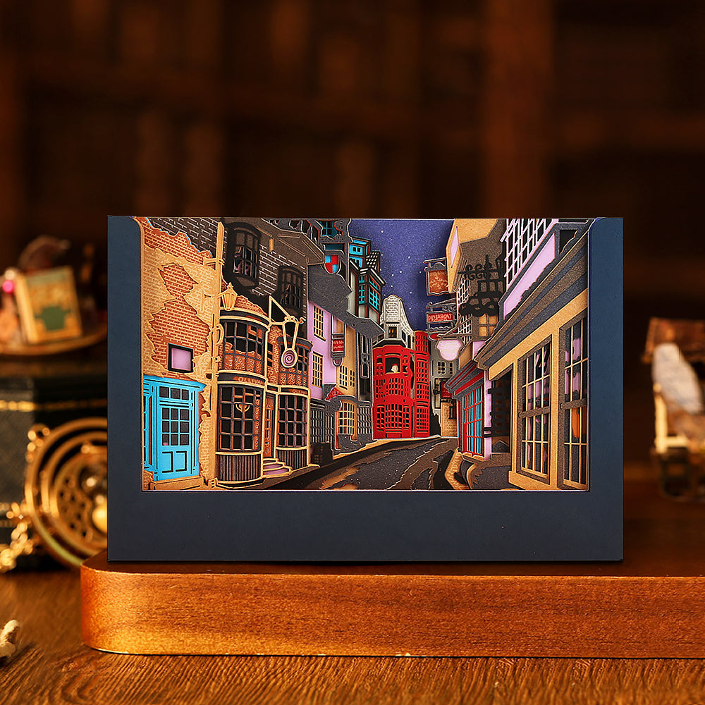 Harry Potter Corner Alley Model Hand Tear off 3D Memo Pad