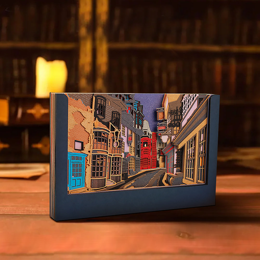 Harry Potter Corner Alley Model Hand Tear off 3D Memo Pad