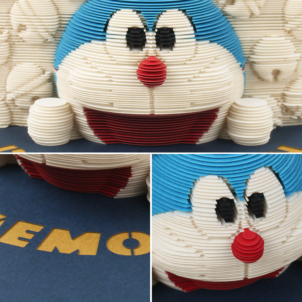 Doraemon Hand Tear off 3D Memo Pad With Light