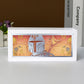 Mandalorian Anime Paper Carved Light Box with Led Light