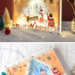 Christmas Paper Cut Carved Light Box with Led Light