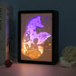Little Prince Anime Paper Cut Carved Light Box with Led Light
