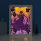 Sailor Moon Anime Paper Cut Carved Light Box with Led Light
