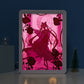 Sailor Moon Anime Paper Cut Carved Light Box with Led Light
