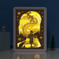 Spirited Away Anime Paper Carved Light Box with Led Light