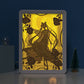 Sailor Moon Anime Paper Cut Carved Light Box with Led Light