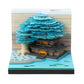 Marriage Tree House Model Hand Tear off 3D Memo Pad With Light