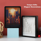 City Light Paper Cut Carved Light Box with Led Light