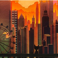 City Light Paper Cut Carved Light Box with Led Light