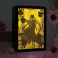 Sailor Moon Anime Paper Cut Carved Light Box with Led Light
