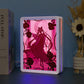Sailor Moon Anime Paper Cut Carved Light Box with Led Light