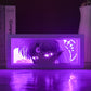 Sesshoumaru Anime Paper Carved Light Box with Led Light