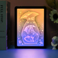 Totoro Anime Paper Carved Light Box with Led Light