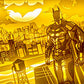 Batman Paper Cut Carved Light Box with Led Light
