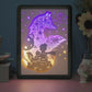 Little Prince Anime Paper Cut Carved Light Box with Led Light