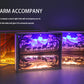 The horse Elephant Mount Fuji Paper Cut Carved Light Box with Led Light