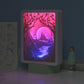Love or Tanabata Paper Carved Light Box with Led Light