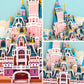 Disney Pink Castle Hand Tear off 3D Memo Pad