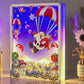 Christmas Style Paper Cut Carved Light Box with Led Light