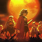 Demon Slayer Anime Paper Carved Light Box with Led Light