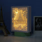 Eiffel Tower Paper Cut Carved Light Box with Led Light