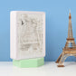 Eiffel Tower Paper Cut Carved Light Box with Led Light