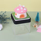 Mushroom Model Hand Tear off 3D Calendar Memo Pad With Light