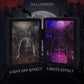 All Saints' Day Halloween Theme Paper Cut Carved Light Box with Led Light