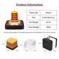 Yellow Crane Tower Miniature Model 3D Calendar Memo Pad With Acrylic Case